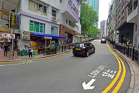 香港街景 荷里活道