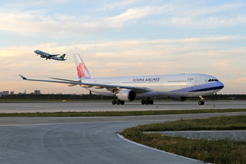 台湾中华航空公司 飞机