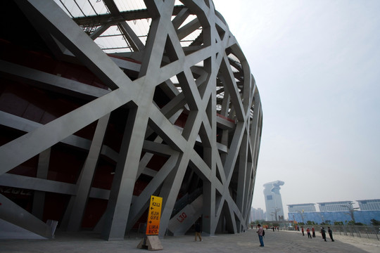 鸟巢,国家体育馆,外景,