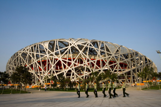 鸟巢,国家体育馆,外景,