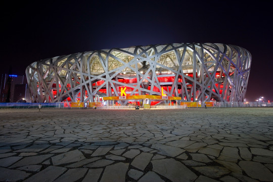 鸟巢,国家体育馆,外景,