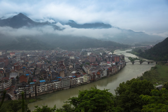 中国浙江茗岙风光