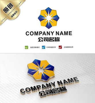 花瓣能源標(biāo)志 X字母LOGO