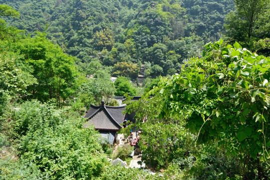 净业寺山门里