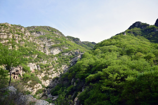 嵩山山景高清摄影图