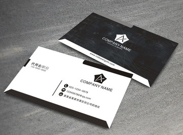 黑色經(jīng)典名片