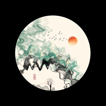 創(chuàng)意水墨畫