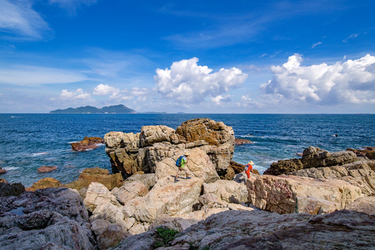 东西冲海岸线穿越