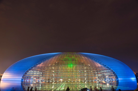 北京国家大剧院夜景