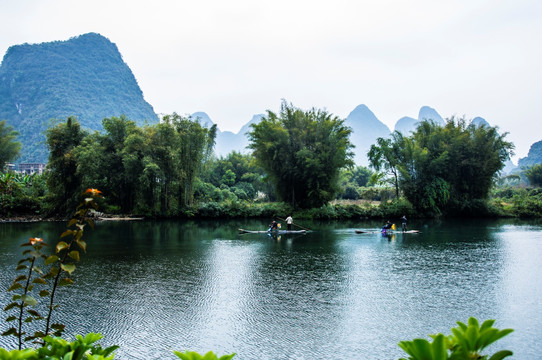 遇龙河风光