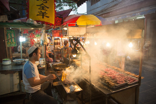 陕西 西安 回民街 小吃 面食