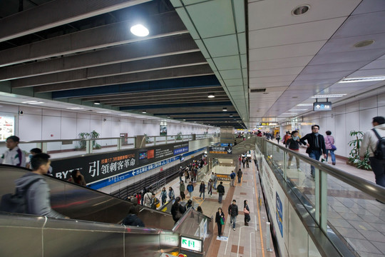 台湾台北地铁站