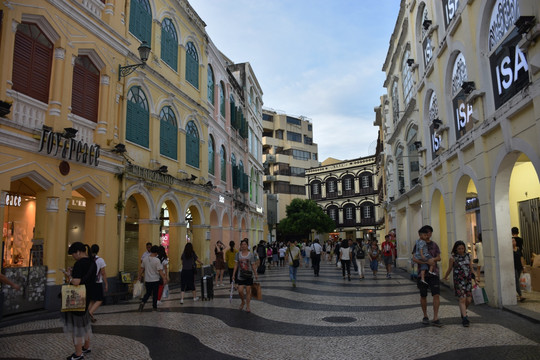 澳门 街景 街道