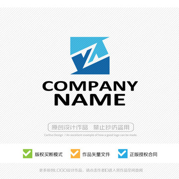 VA字母 LOGO設(shè)計