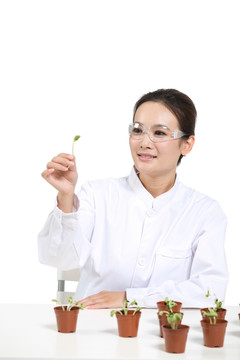 科學(xué)家在實(shí)驗(yàn)室做科學(xué)實(shí)驗(yàn)