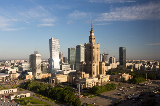 华沙波兰城市景观