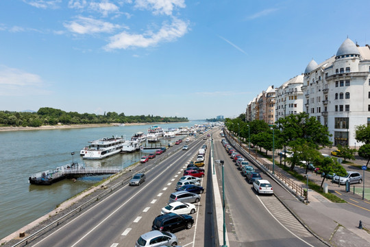 布达佩斯多瑙河景观