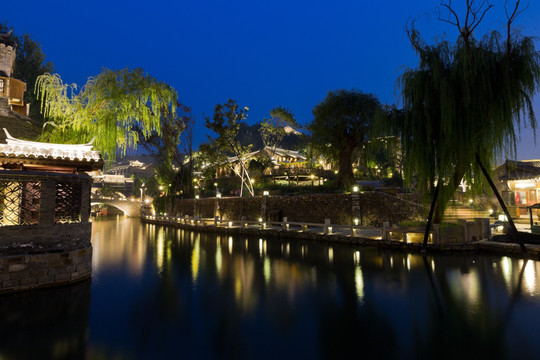 北京古北水镇夜景