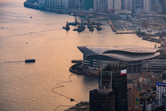 高视角看香港城市景观