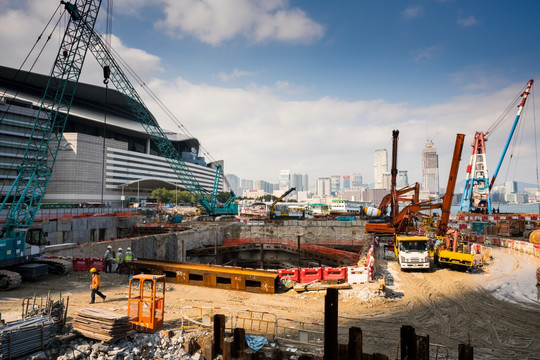 香港建筑工地