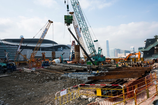 香港建筑工地