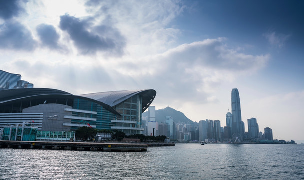 高视角看香港城市景观