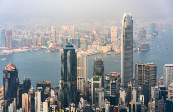 高视角看香港城市景观