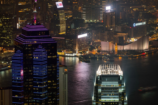 高视角看香港城市景观