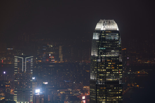 高视角看香港城市景观