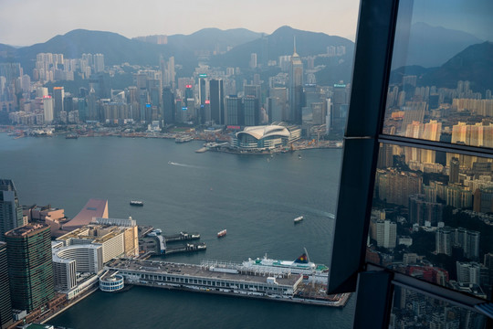 高视角看香港城市景观