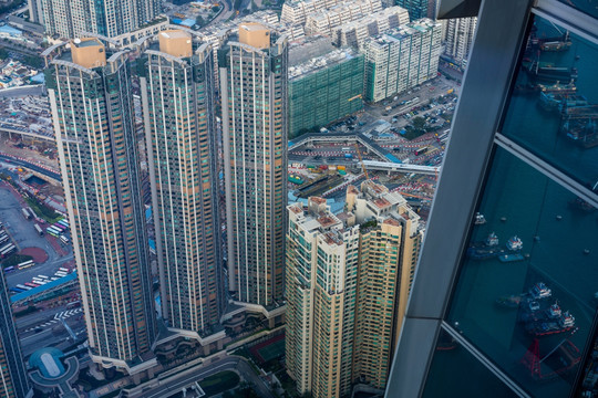 高视角看香港城市景观