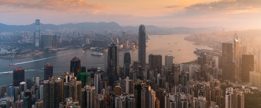 高视角看香港城市景观