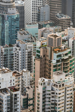 高视角看香港城市景观