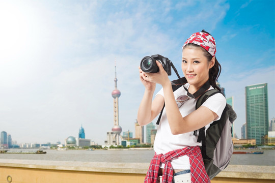 一个年轻女孩的旅行