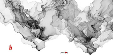 水墨画 简约水墨意境装饰画