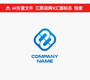 藍(lán)色企業(yè)標(biāo)志