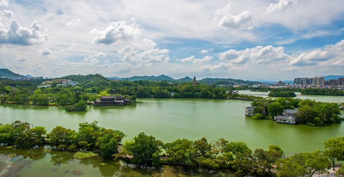 惠州西湖全景