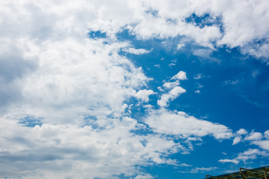 蓝天白云 晴空万里 天空 景