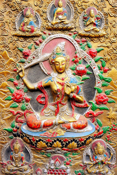 藏传佛教浮雕