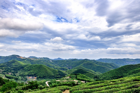 群山山脉 自然景观 自然风光