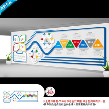 企业文化墙 公司背景墙 形象墙