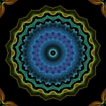 唯美花型抽象圖案背景 無分層