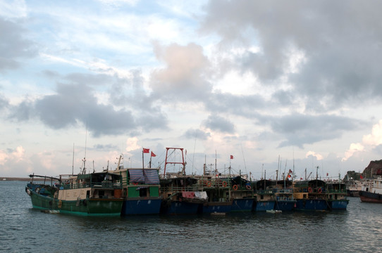 国家中心渔港 避风港 渔船