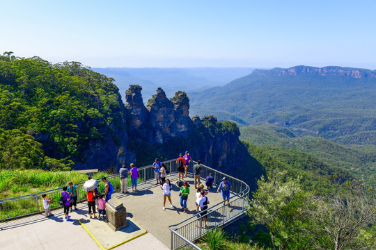 澳大利亚蓝山山脉国家公园 山景