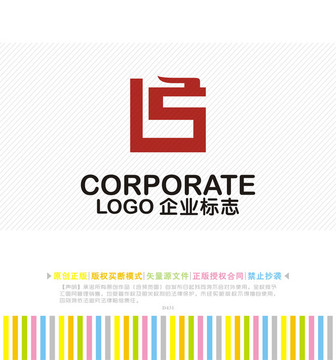 LS字母logo 龙