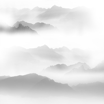 中國風(fēng) 國畫山水