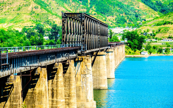 通往朝鲜的铁路桥