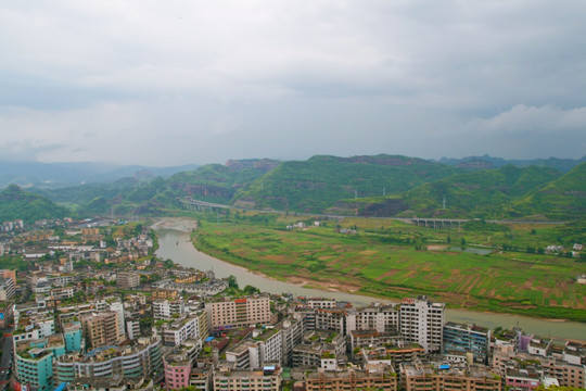 韶关坪石全景