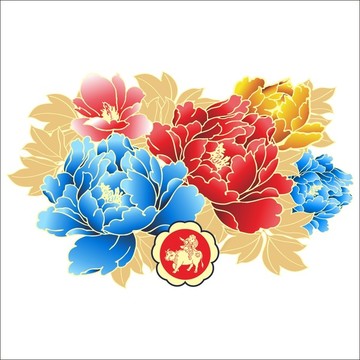 酒瓶花紙單色全矢量網(wǎng)點(diǎn)