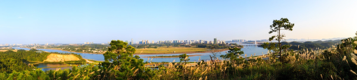 防城港 针鱼岭大桥风光全景